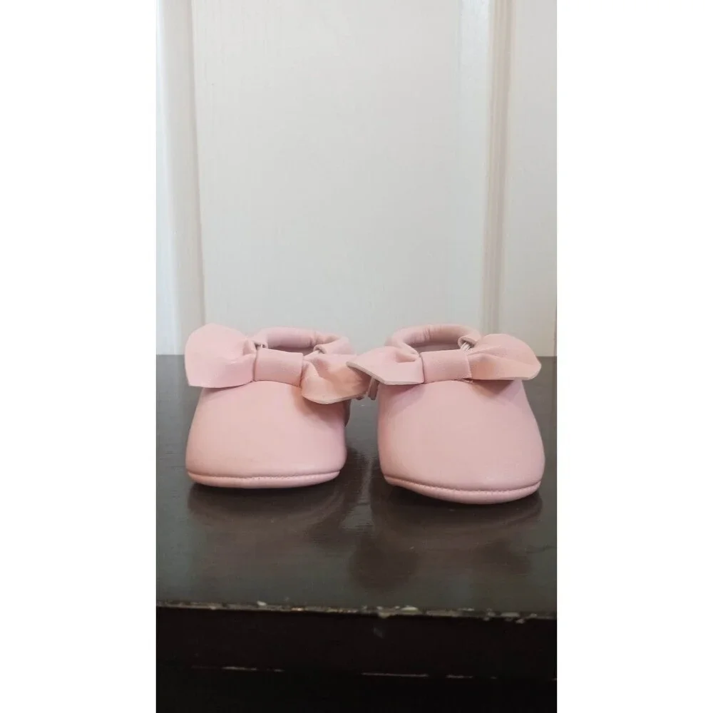 Romirus Baby‎ girl pink moccasins shoes